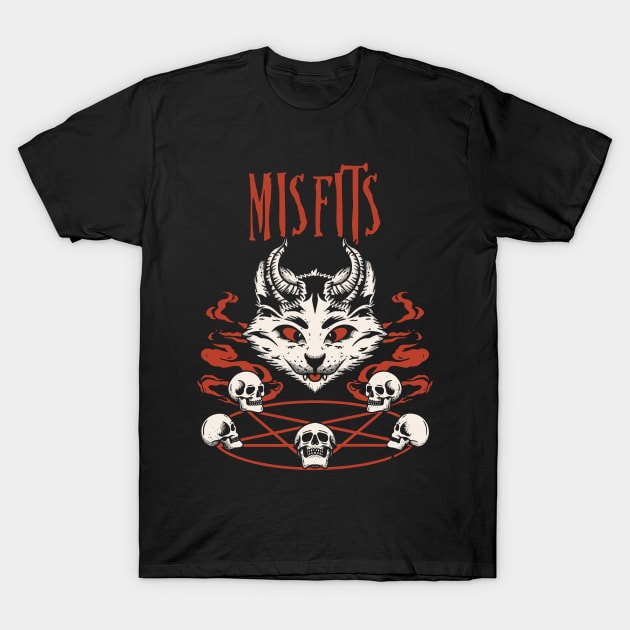 misfits catanic T-Shirt by matilda cloud